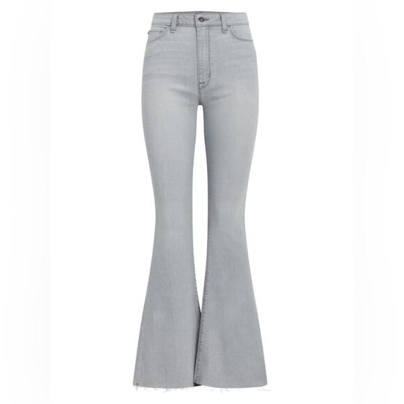 $225 HUDSON Heidi high-rise FLARE empress gray jeans 32 - Picture 1 of 14